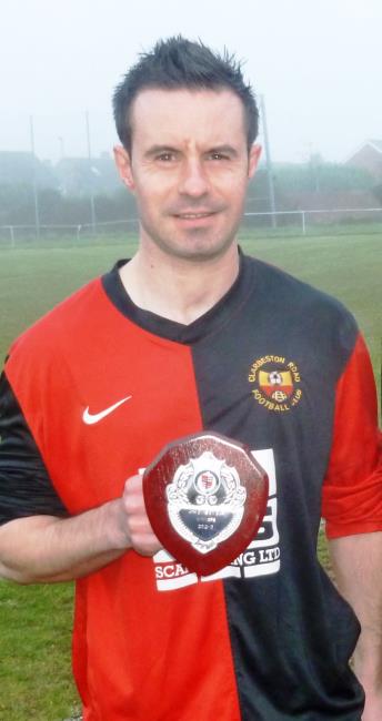 Matthew Freeman with silverware playing for Clarbeston Road Matthew Freeman with silverware playing for Clarbeston Road